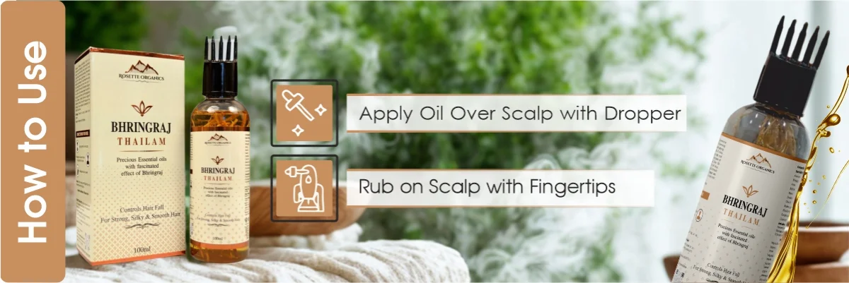 How to use bhringraj oil