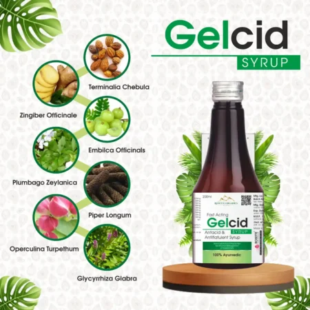 Ingredients of Gelcid Syrup