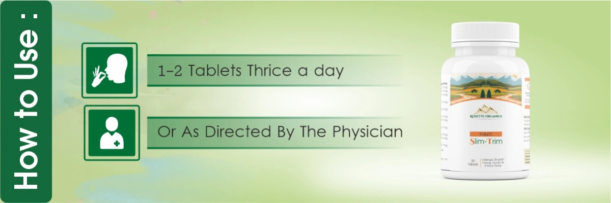 How to Use Slim Trim Ayurvedic Weight Loss Tablets