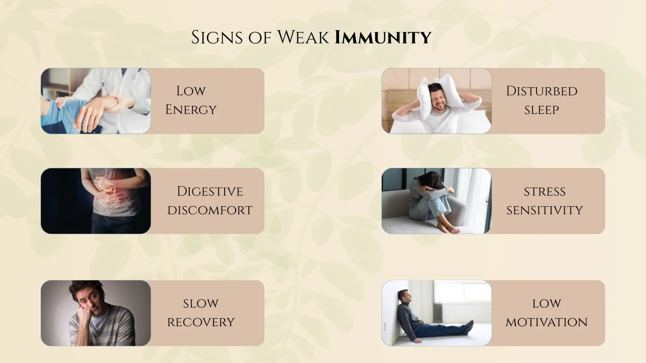 Signs of Weak Immunity