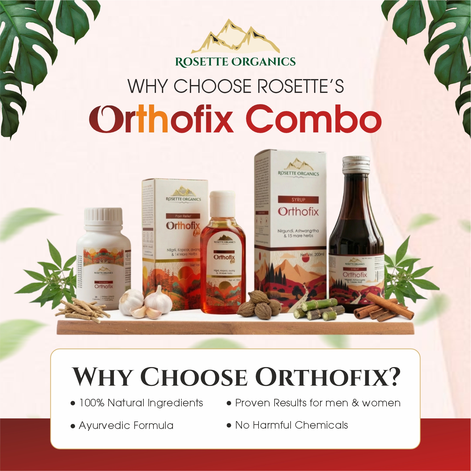 Orthofix Combo – Complete Ayurvedic Joint Care Solution